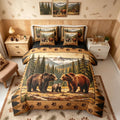 Rustic Cabin Comforter Set with Sheets 7 Piece
