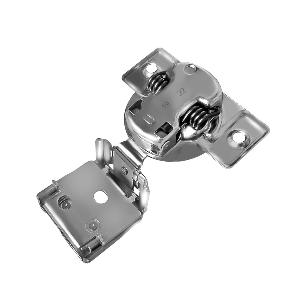 (10 pcs) 1 5/16" Overlay Cabinet Door Hinges, 90 Degree Restricted Opening Angle Soft Closing Face Frame Hinges