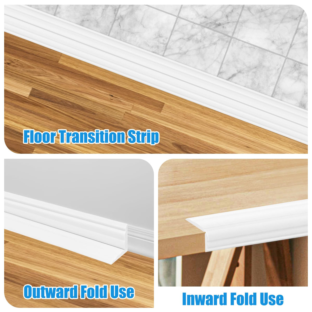 Corner Trim Molding Peel and Stick 0.8 in x 20 Ft Flexible Ceiling Trim Moulding Self Adhesive Corner Wall Edge