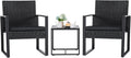3 Pieces Outdoor Patio Wicker Furniture Set