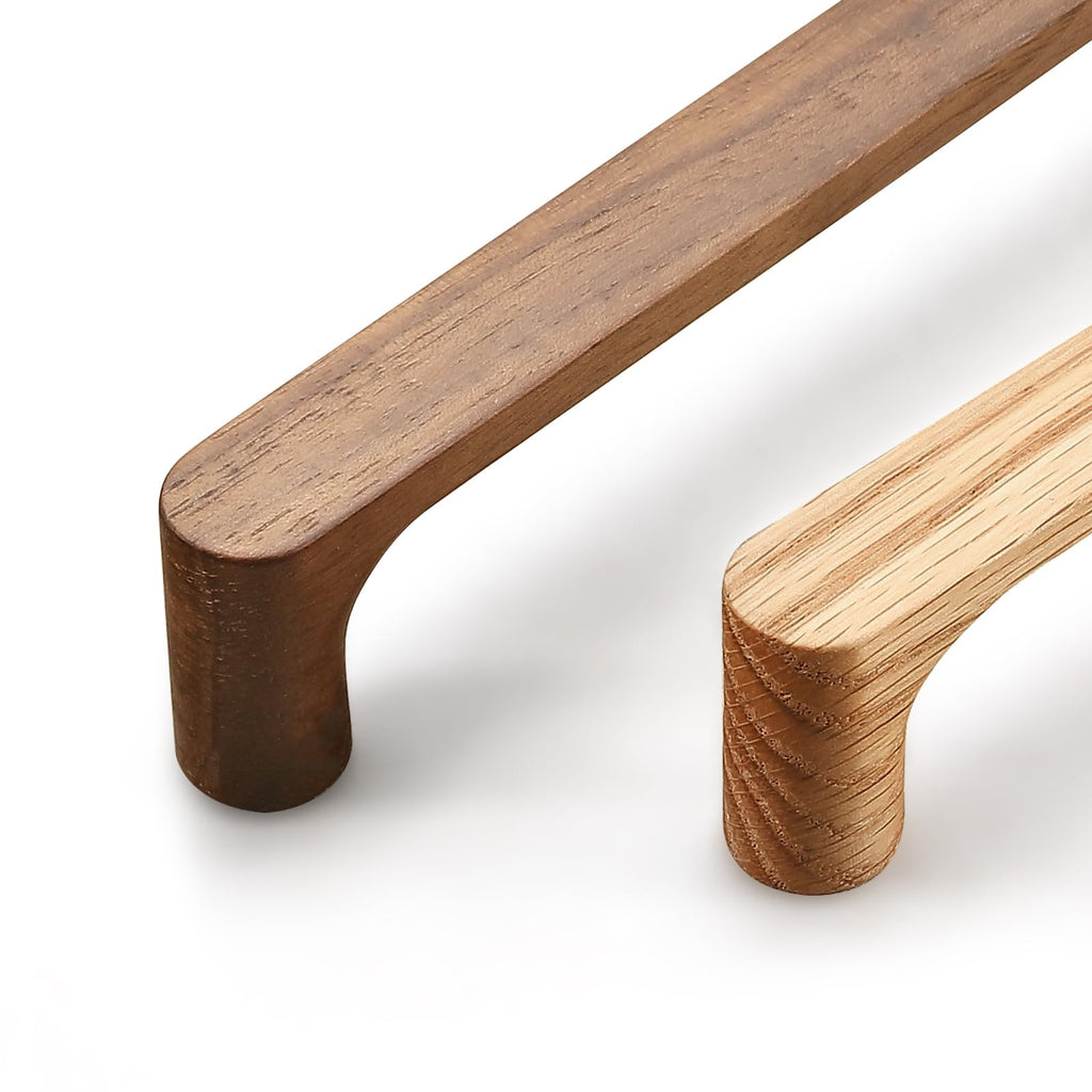 Walnut Round 5 in 10 pcs Wooden Drawer Pulls Handle pulls for cabinets Kitchen Cabinet Drawer pulls Cabinet Door Pull
