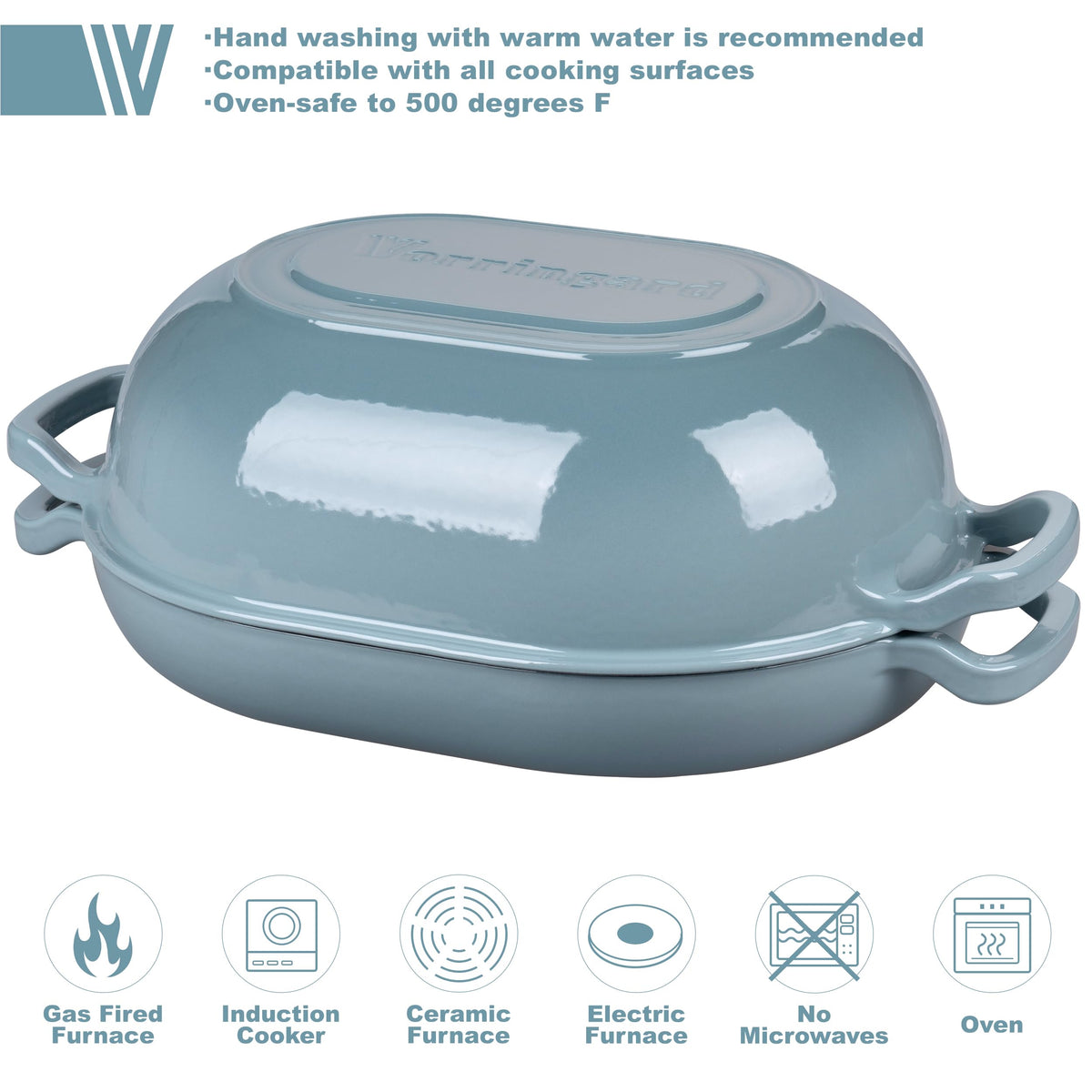 Enameled Cast Iron Sourdough Bread Oven, Dutch Oven, Loaf Cast Iron Bread Pan made Bread Baking, Meatloaf Pan with