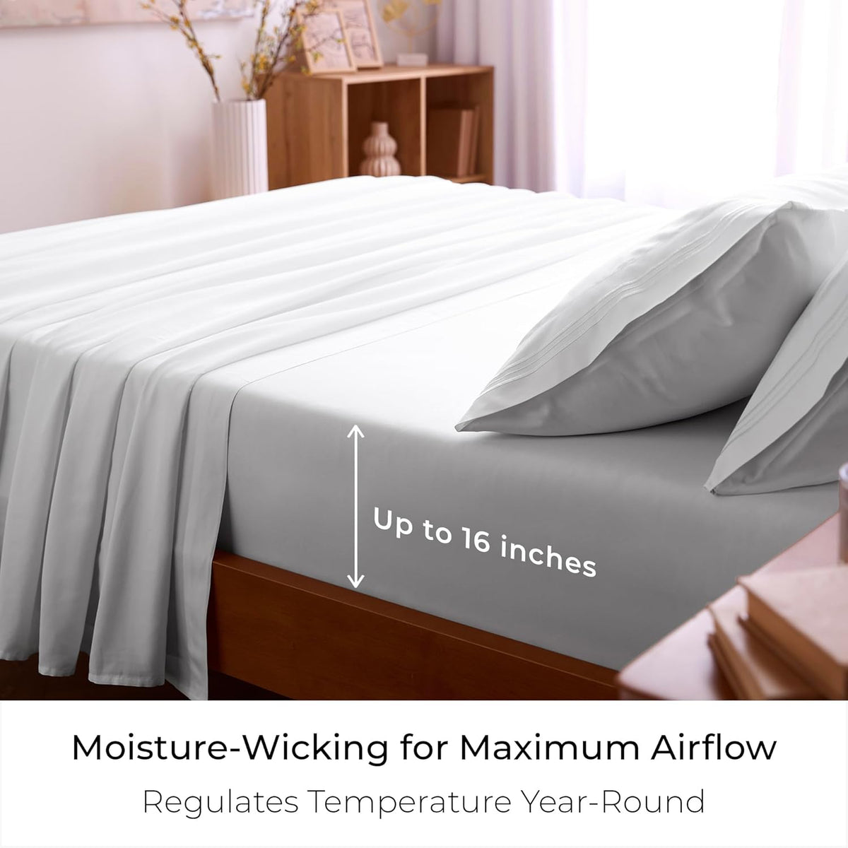 Iconic 4-Piece, Ultra Soft Sheet Set (White)