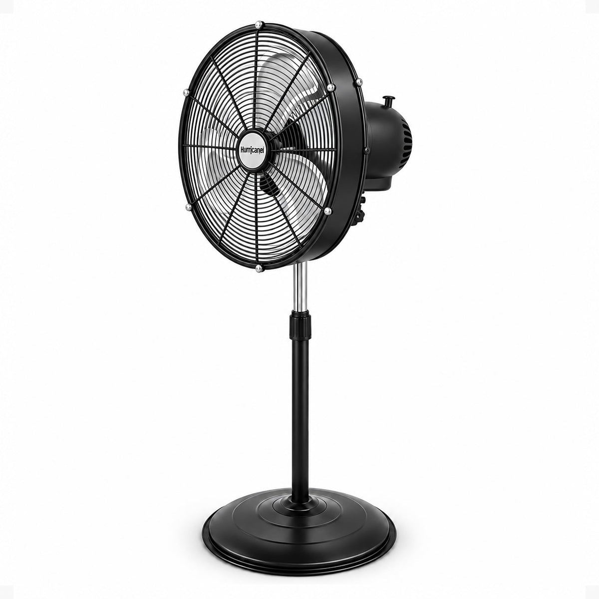 Pro High-Velocity Oscillating Metal Stand Fan, 3 Speeds, 20in