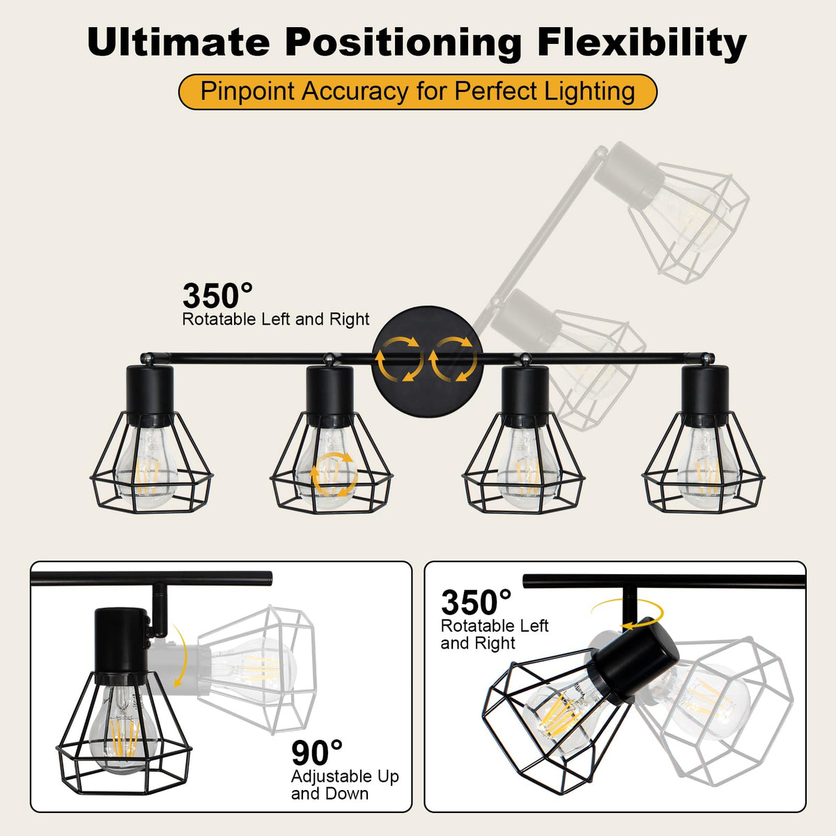 Track Lighting Farmhouse, Directional Ceiling Light Fixtures