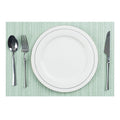 Placemats Set of 6 Washable Woven Vinyl Placemats for Dining Table Heat Resistant Non-Slip Stain Resistant Table Mats