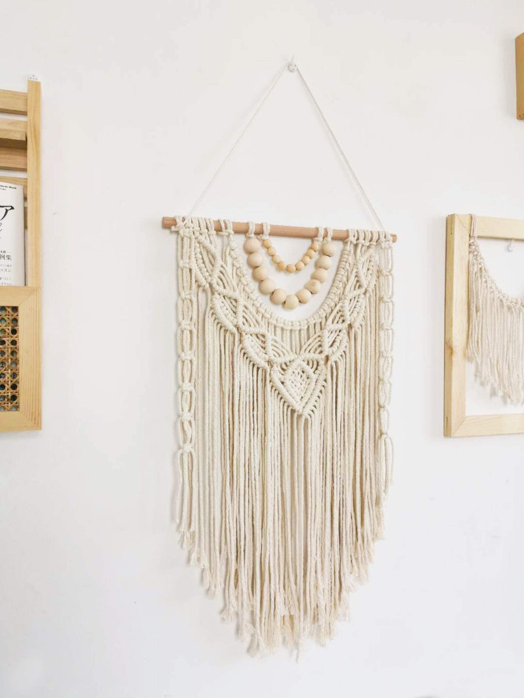 Macrame Wall Hanging Boho Macrame Tapestry Woven Home Decor Wall Pediment - Beautiful Apartment Bedroom Dorm Room