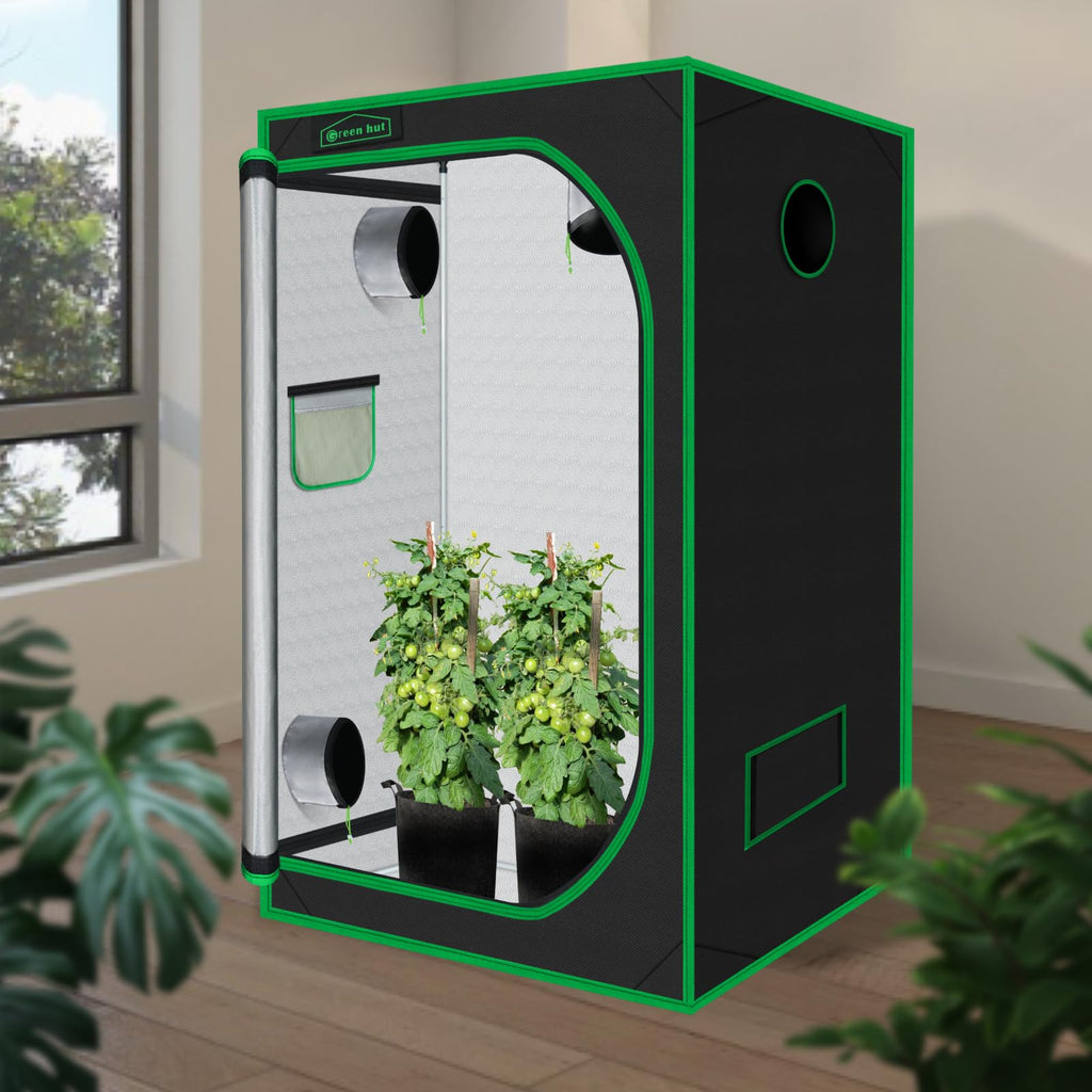 3x3 Grow Tent 32"x32"x63", High Reflective Mylar Growing Tent