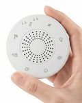 White Noise Sound Machine for Sleep, Portable White Noise Sound Machine with 30 Sounds, 3 Timers, Night Light, Memory