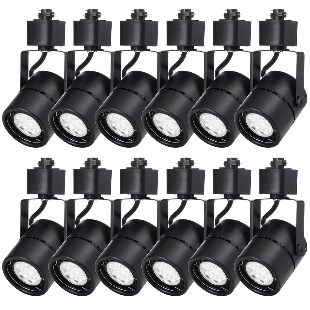12 Pack LED Track Light Heads,7W H Type Track Lighting Heads for Ceiling Spotlight Wall Art Exhibition