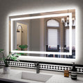40x24 LED Bathroom Mirror, Wall Mounted Vanity Mirror, Dimmable