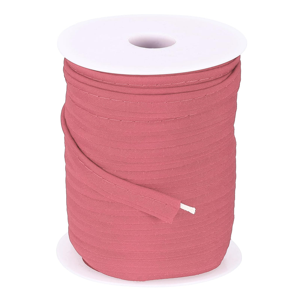 Piping Trim Bia Tape, 3/8 Inch 50 Yards Binding Tape, Light Red