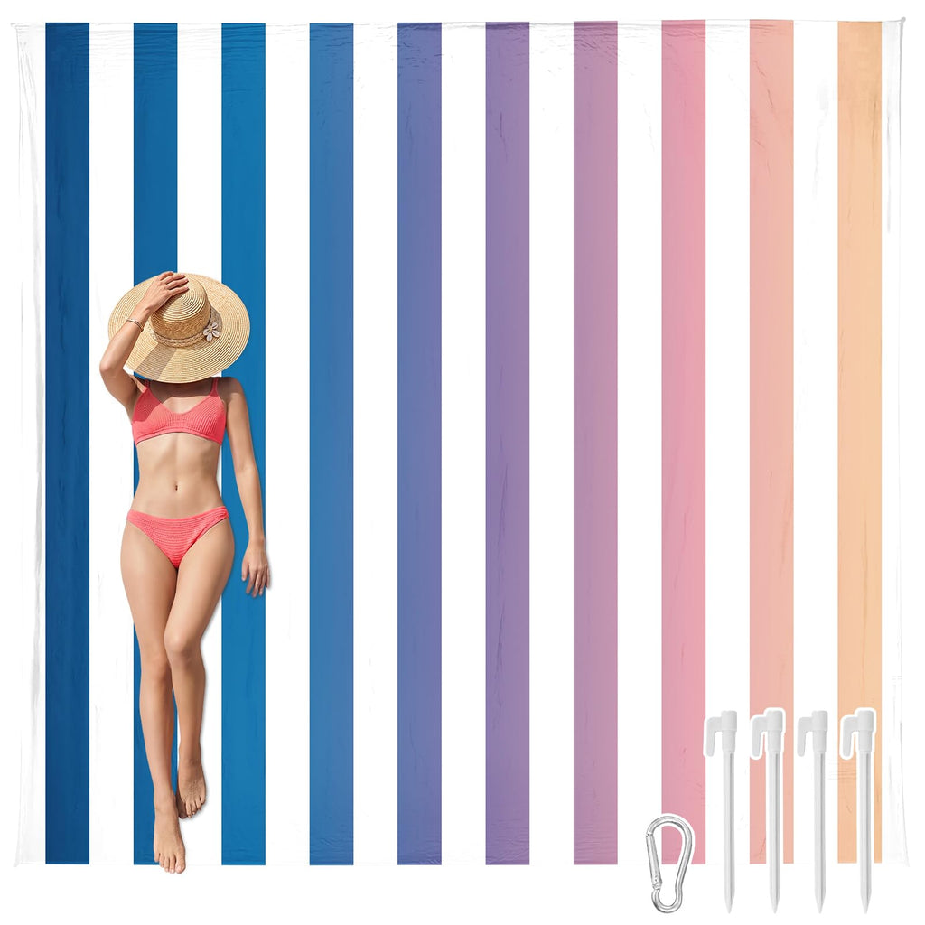 Beach Blanket Waterproof Sandproof, Extra Large Beach Mat