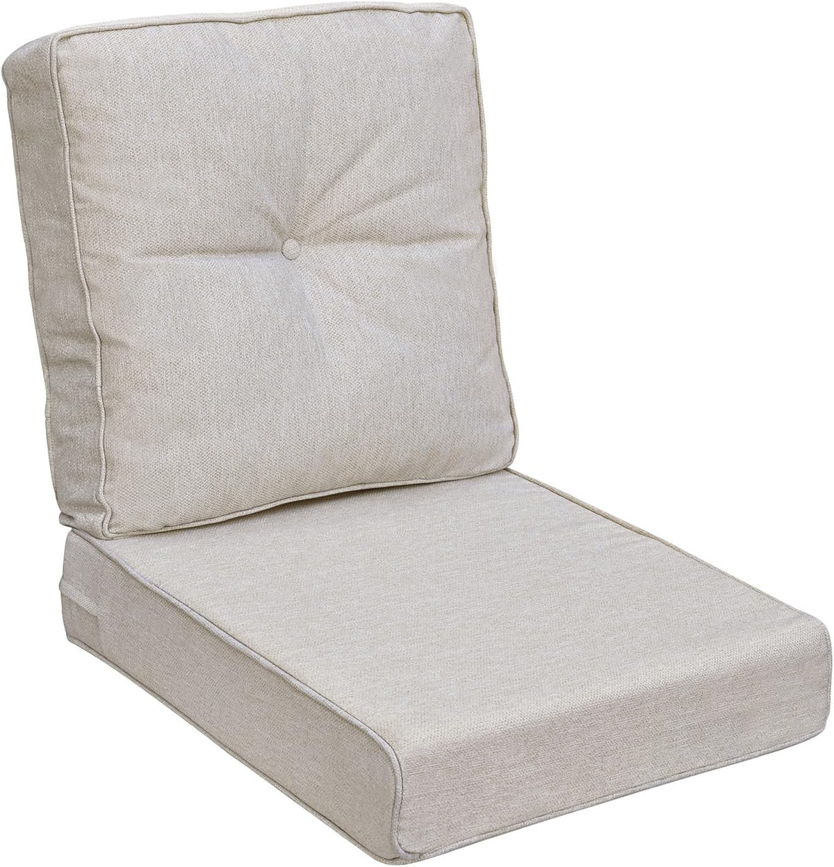 Outdoor Deep Seat Cushions Set 22 x 24 Inch, Waterproof UV-Resistant Patio Chair Cushions, Outdoor Furniture