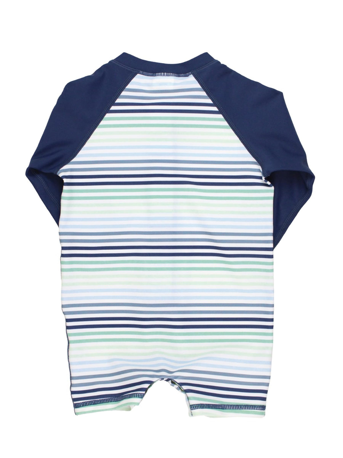 Baby Boy Rash Guard Striped - One Piece Sunsuit UPF 50+