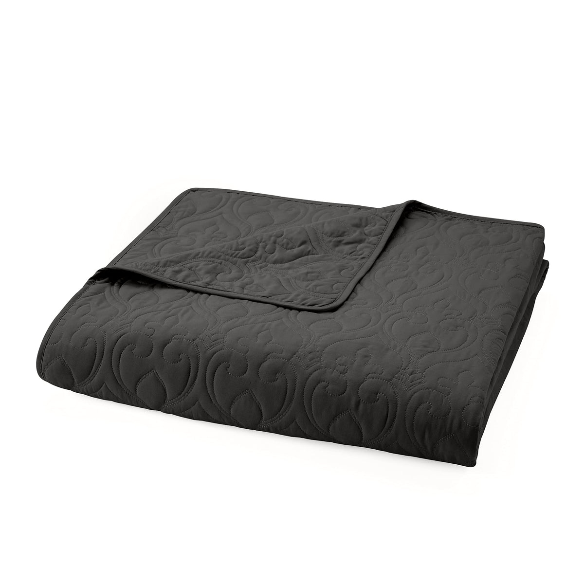 Quilt Coverlet Set All Season Microfiber Contemporary Ultra Soft Bedding in Damask Stitch - Damask Stitch