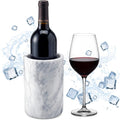 Birnava Marble Wine Chiller Bucket, Wine & Champagne Cooler for Party