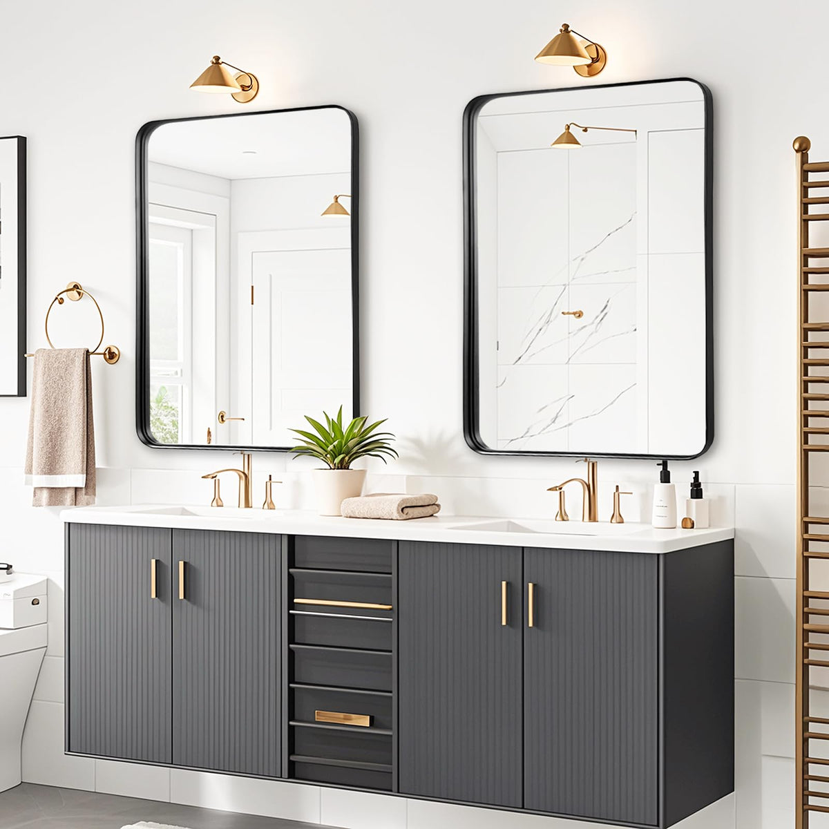 Bathroom Vanity Mirror Over Sink 30x36, Large Wall Mounted Mirror