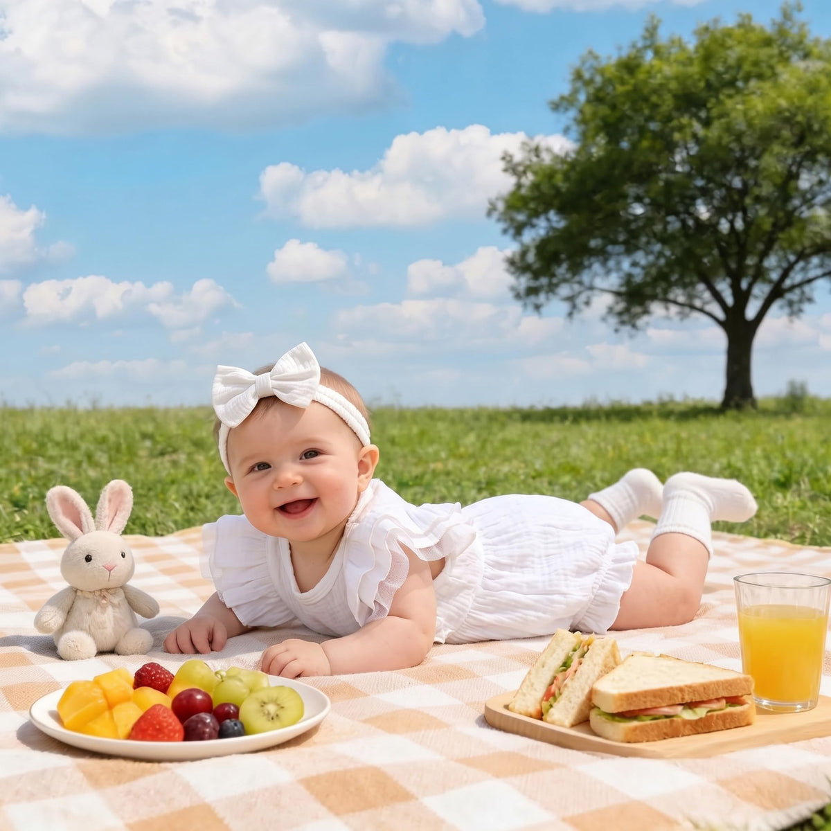 Ruffle Bubble Romper for Baby Girl | One-Piece Shorts Jumpsuit | Summer Outfit & Dress for Infants