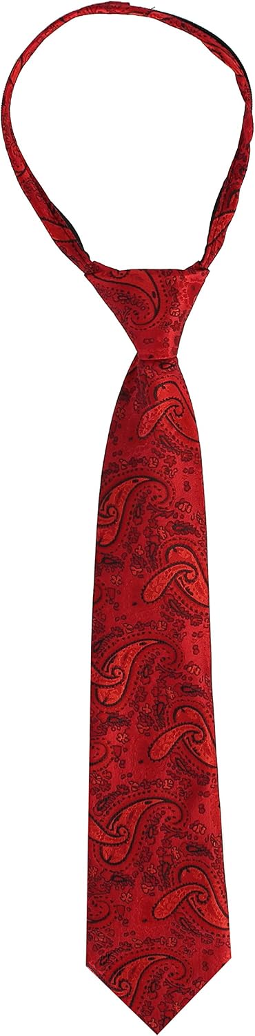 Kids and Boys 4pc Paisley Vest Set - Vest, Bowtie, Tie, Pocket Square