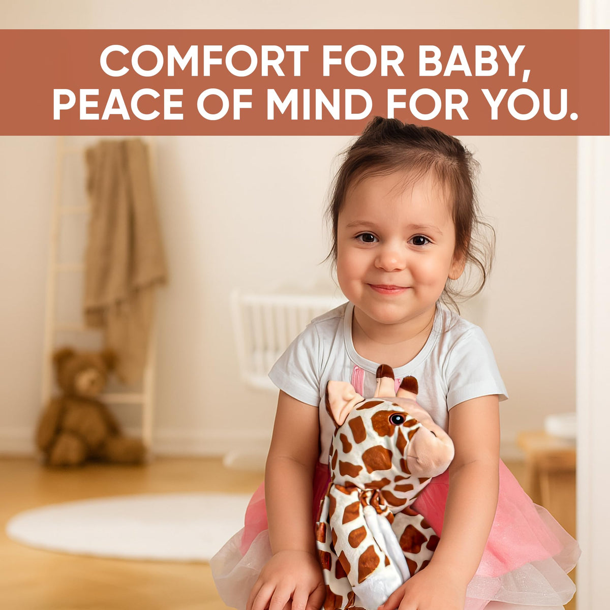 Baby Lovey Sound Machine - Lullaby & White Noise - Giraffe