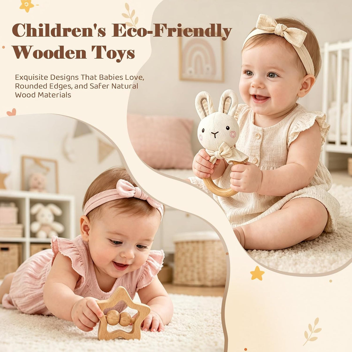 Baby Shower Gifts for Girls, Newborn Baby Gift Basket Set