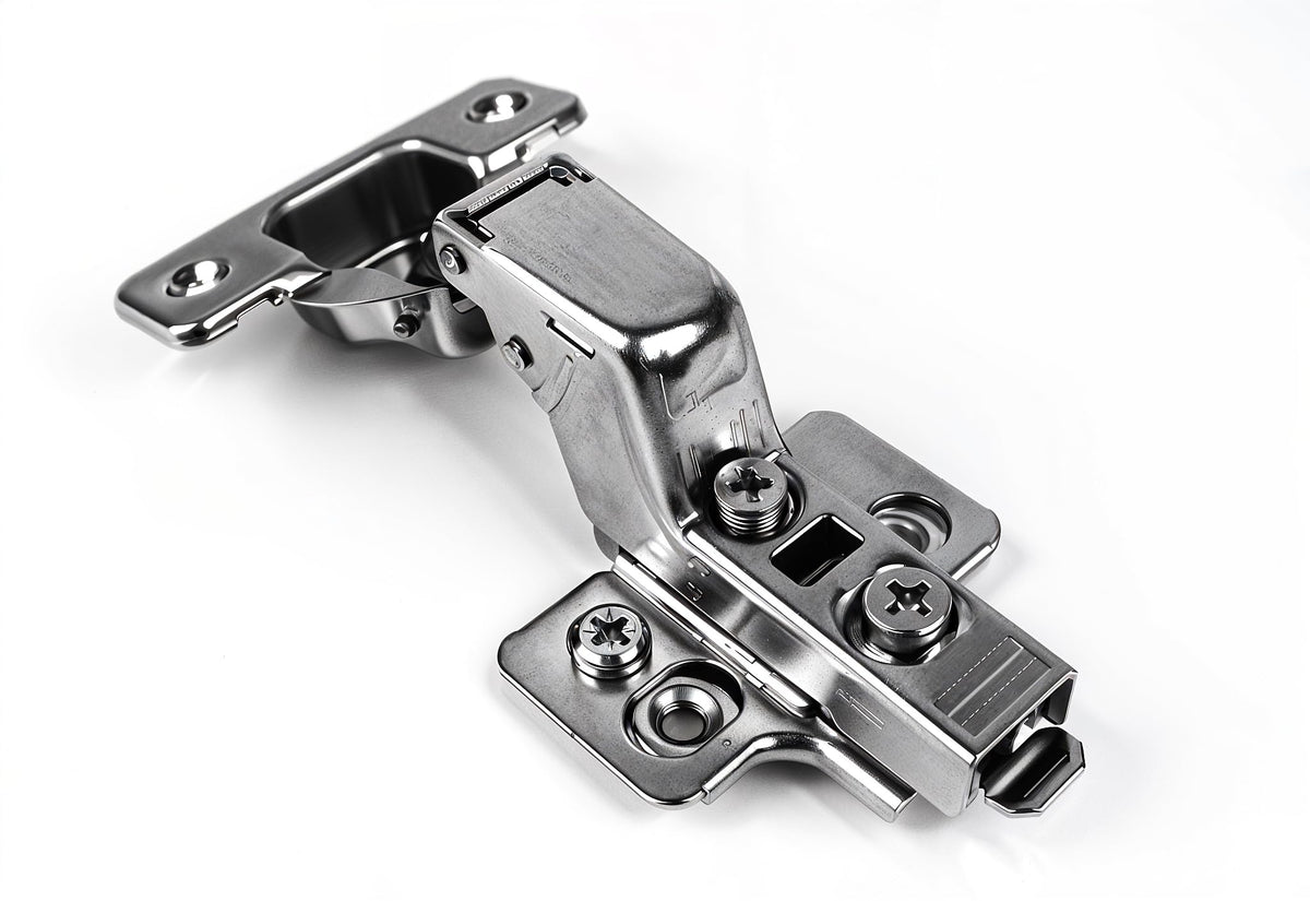 4-Pack Inset Soft Close Frameless Hinges, 110 Degree 6-Ways 3-Cam Adjustment Concealed Kitchen Cabinet Hinges