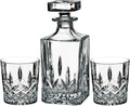 Markham Square Decanter & Double Old Fashion Pair Decanter Set, (), Clear, 30 fluid ounces - Set of 2