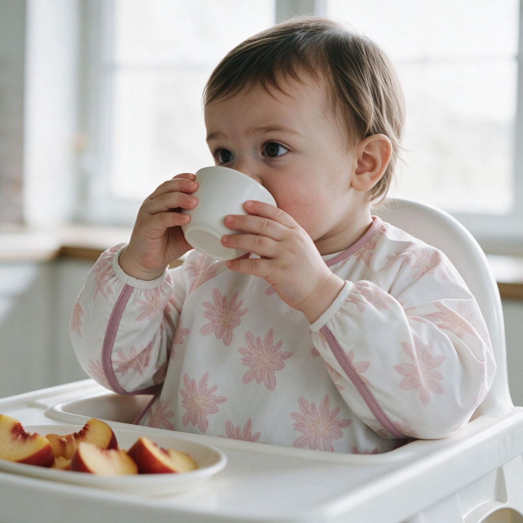 3 Pack Long Sleeve baby Bibs for Eating, Waterproof Smock Bib