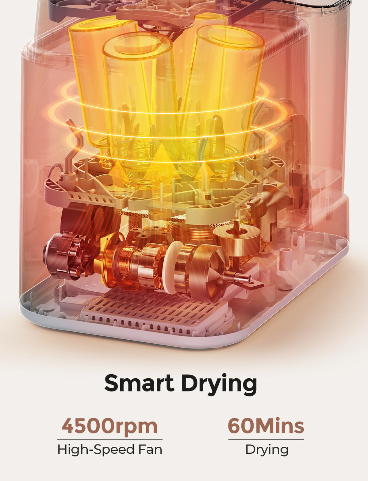 Baby Bottle Washer, Sterilizer & Dryer All-in-One Cleaning Machine