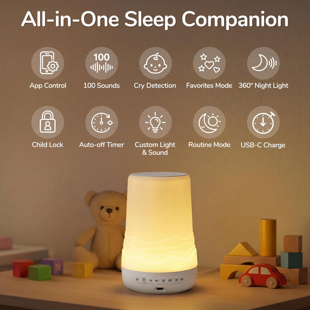 White Noise Sound Machine, Newborn Baby Gifts, 100