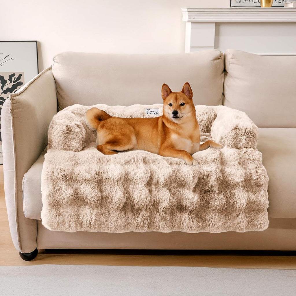 Dog Couch Bed, Calming Luxurious Pet Sofa Bed Cover Washable