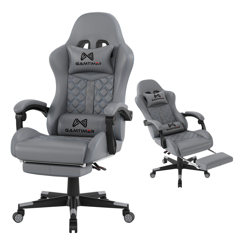 Gaming Chair, 400 lbs Adult Chair, High Back Computer Chair with Footrest and Linked Armrests, Office Video Game