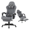 Gaming Chair, 400 lbs Adult Chair, High Back Computer Chair with Footrest and Linked Armrests, Office Video Game