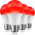 Red Light Bulbs Outdoor, Dusk to Dawn Sensor A19 Porch Lights