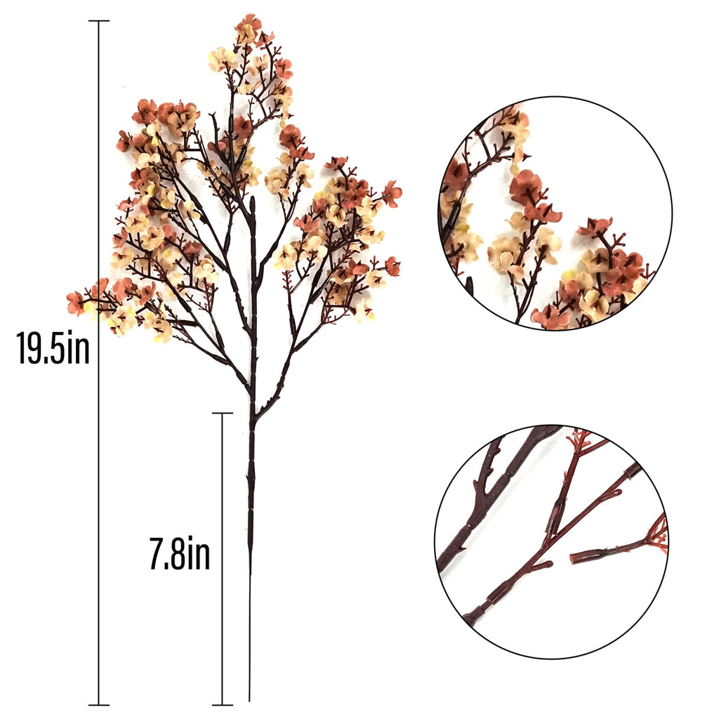 10 Pcs Babys Breath Artificial Flowers Bulk Real Touch Flowers Fake Flowers Silk Flowers Decor Indoor Floral