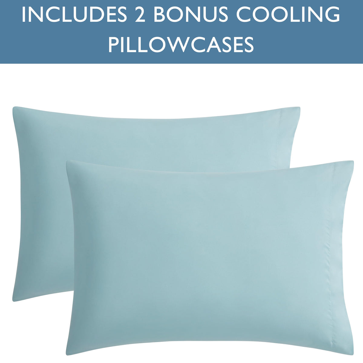 6-Pc Sheet Set with Cooling Pillowcases, Coastal Stripe