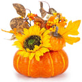 Pumpkin Decor, Fall Centerpieces for Tables, Artificial Pumpkins