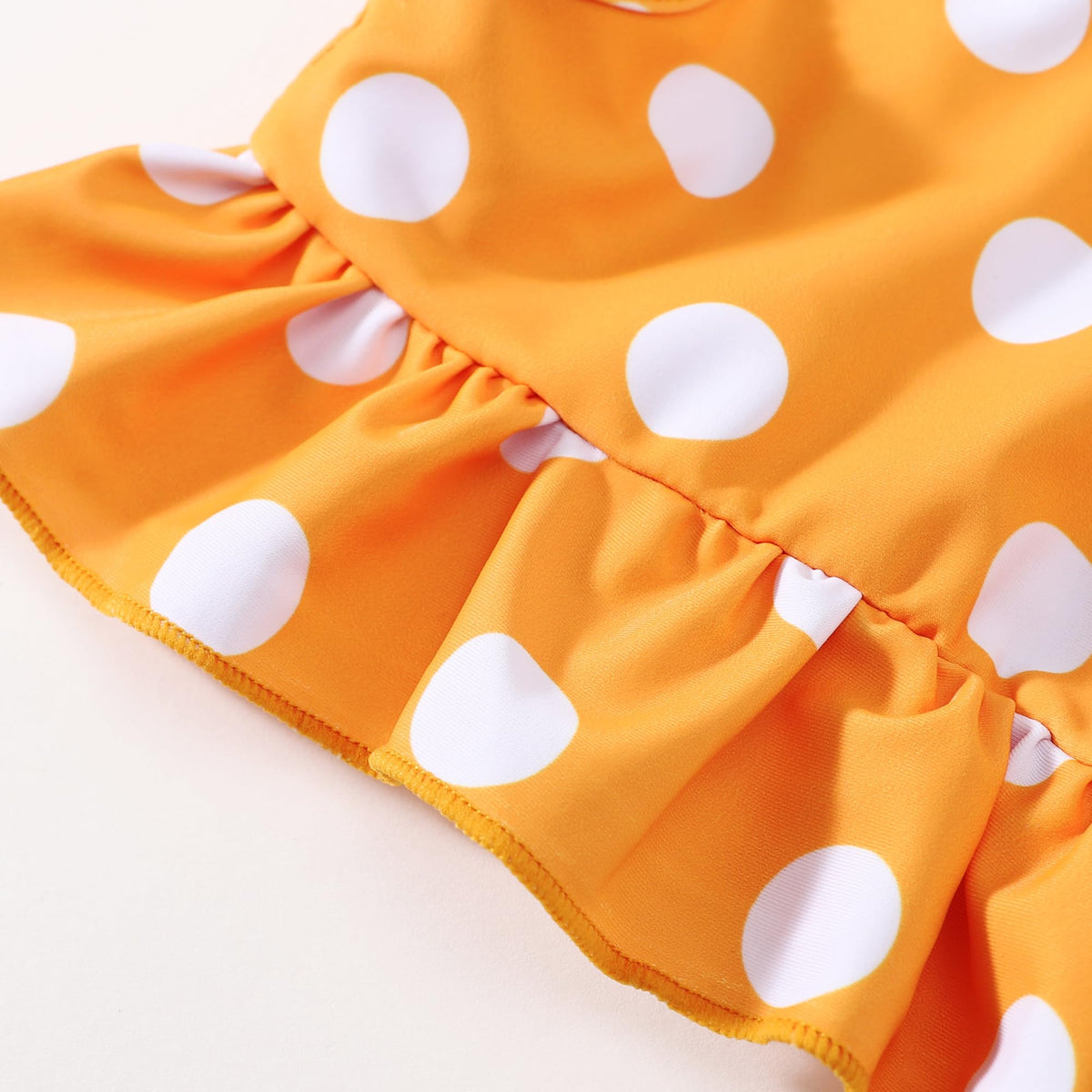 Baby Swimsuit Girl Two Piece Bathing Suit Toddler Girls Summer Beach Ruffle Tankini Swimwear Polka Dot