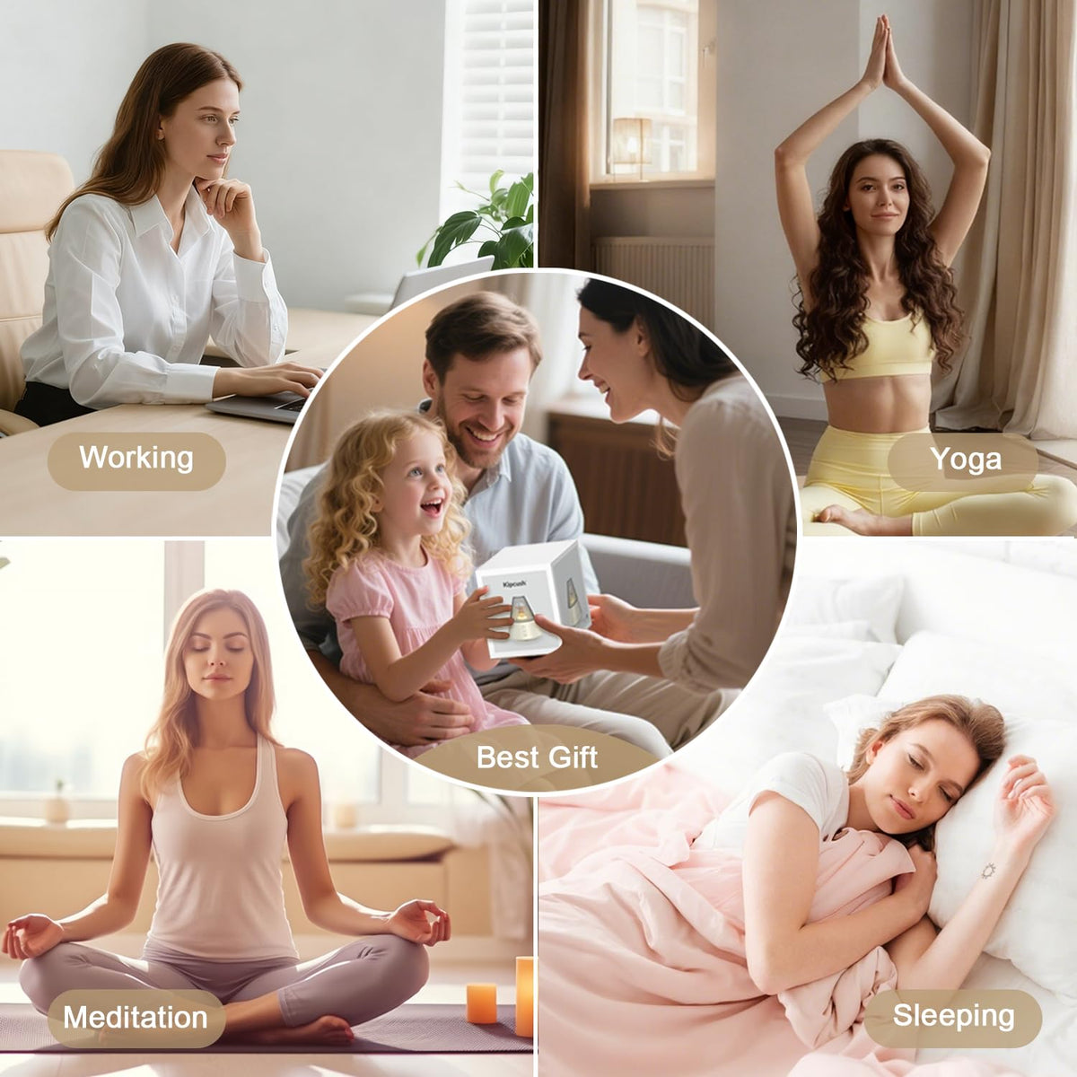 & Kids Sound Machine with Night Light, White Noise Machine for Baby Sleep, 30, 31-Level Volume, 3 Brightness
