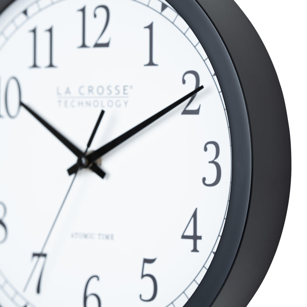 Inspired Nelson Style 404-3826 10 inch Classic Black Atomic Analog Wall Clock