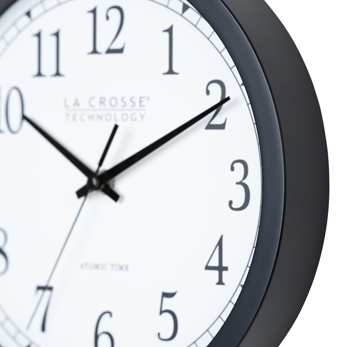 Inspired Nelson Style 404-3826 10 inch Classic Black Atomic Analog Wall Clock