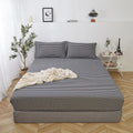 Black and White Plaid Bed Sheets Buffalo Black Grid Flat Sheets Modern Boho Black White Mini Plaid Fitted Sheet