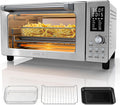 Bravo Pro Convection Air Fryer Toaster Oven Combo, 2025 New and Improved, 10-in-1, 50°-450°F Temp Controls, Quick & Even Crisp Technology, 21Qt Capacity, Stainless Steel, PFAS Free