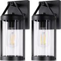 Outdoor Wall Light Fixtures, Waterproof Matte Black Exterior Wall Lantern Sconce Porch Lights