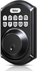 Keyless Entry Deadbolt, Electronic Keypad Lock, Matte Black