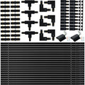 H Track Lighting Rail Kit, Black 120V H Type Track System