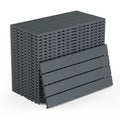 Patio Deck Tiles, Interlocking Decking Tiles Floor Tile, Easy and Quick Installation Court Tiles for Porch Poolside