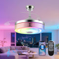 42" Chandelier Retractable Ceiling Fan with Light