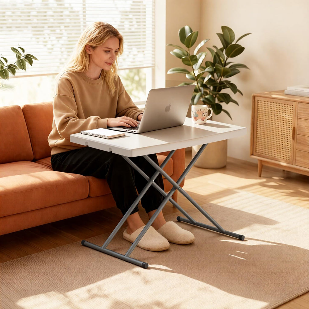 30" Folding Table | White | Portable Plastic Table